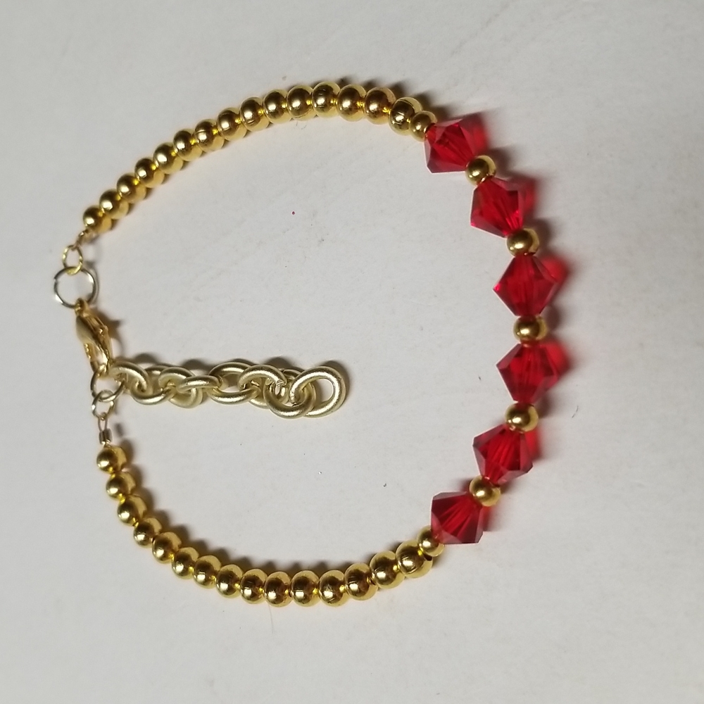 July birthstone bracelet